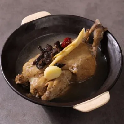 능이버섯 삼계탕 오곡 간편식 백숙 복날 능이 닭백숙 삼계탕배달 1.3kg