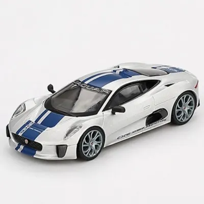 재규어 C-X75 실버 1대64 다이캐스트 피규어 모형 프라모델