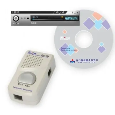 알티 자동전화녹음기녹취기 RT-151 녹음용품 (1개입)