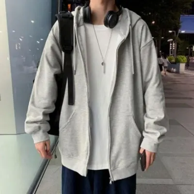 여성 후드티 후드집업 무지 가디건 캐주얼 점퍼 자켓