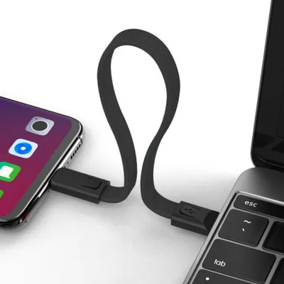 QC 30W A to C 고속충전 키링 케이블 휴대용 숏 충전