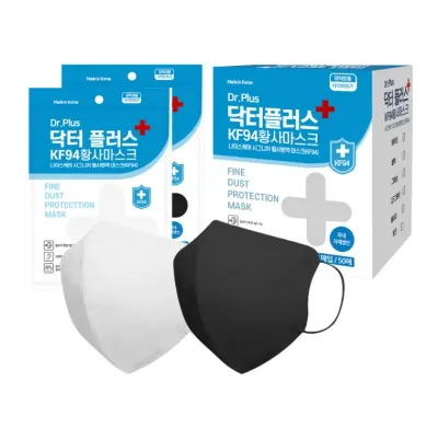 KF94 닥터플러스 새부리형(2D) 마스크 개별포장(1매입)×800장 의약외품 국내산