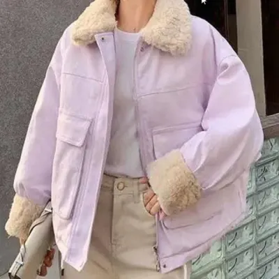 하이넥 구름 패딩 퍼 점퍼 컬러 소프트 아우터