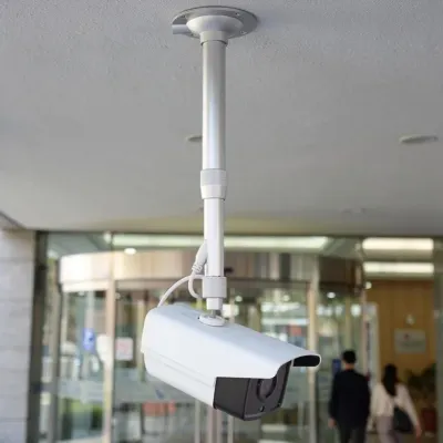 CCTV 천장 마운트 거치대 높이조절 가능 30-100cm 알루미늄제 방풍 방수 설계