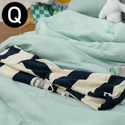 해피니 곰곰 모달 옥수수솜 간절기 이불 퀸 Q (민트)