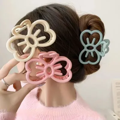리본 모양 헤어집게 / 머리핀 헤어핀 올림머리 키티