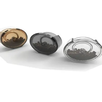 SD 원터치 개미먹이캡 (One touch cap ant) - 1팩 250ea 투명-브라운