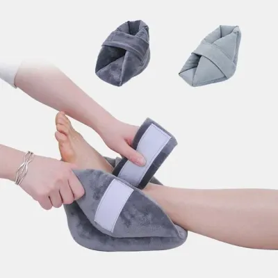 간병 극세사 뒤꿈치쿠션 타입 욕창방지쿠션 보호대 발목 욕창방지 고정 용품