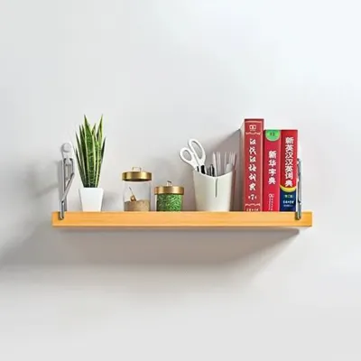 공간데코 벽선반 (40x19.5cm)(내추럴우드) 무타공선반