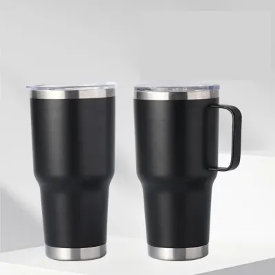 대용량 손잡이 스텐 텀블러 이중 보온 보냉병 900ml(30oz)