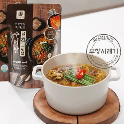 추어탕 진한국물 남도식 그시절 저염 고단백 500g×5팩 loach soup