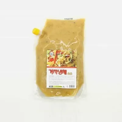텃밭 겨자냉채소스 2kg 해파리냉채소스 냉채양념 냉채족발소스