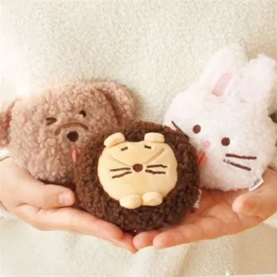 귀여운 핫 겨울철 휴대용 핫 말랑이 동물 주머니 극세사 소형 어린이 난로 아로마 반영구 레인지 전기 찜질