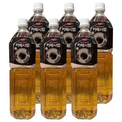 푸드웰 카페시럽 1.5L 6개