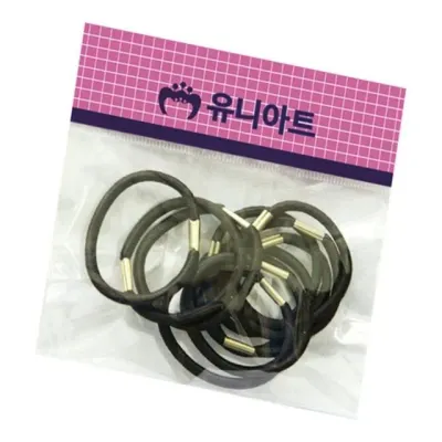 1000 검정 머리끈  검정헤어밴드 헤어끈 머리고무줄