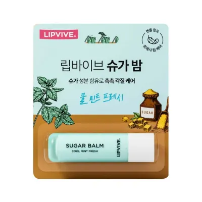 애경 립바이브 슈가밤 쿨민트 프레시 4.8g