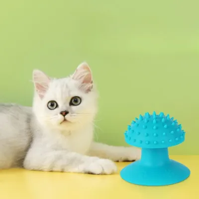 고양이 셀프 브러쉬 흡착식 장난감 털 관리 마사지