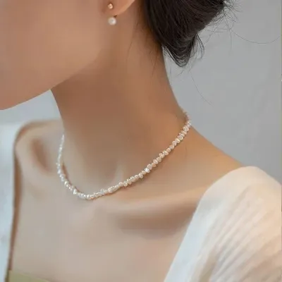 천연 진주목걸이 담수진주목걸이 단아한목걸이