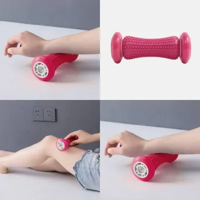 전신 마사지롤러 핑크 허벅지롤러 다리롤러