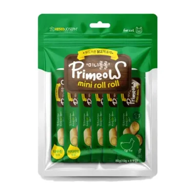 프리미요 미니롤롤 닭고기 8P 10g 8개입