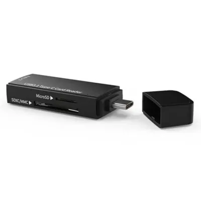 c 타입 멀티 카드 리더기 usb c 타입 카드 리더기 외장 마이크로 휴대용 블랙박스 메모리 데이터 영상 변환
