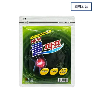 [대일제약] 쿨파프 타박상 쿨파스 붙이는파스 5매입 1팩