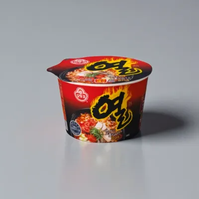 열라면 큰컵 x 5p 얼큰한 국물 맛있는 컵라면 간편식