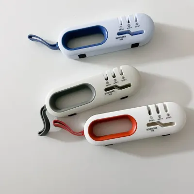 선물용 판촉용 캠핑용 멀티 칼갈이 4 in 1 칼 가위갈이