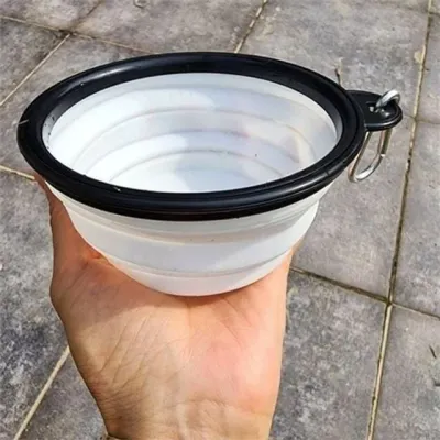 강아지 휴대용 물통 애견 접이식 급수기 반려동물 이동식 야외용 산책 용기 밥그릇 물그릇 그릇 실외 식기