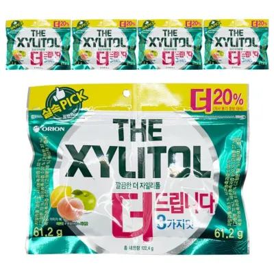 오리온 더 자일리톨 껌 리필 122g x 5개