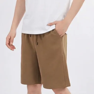 남자 여름 면 5부 반바지 스??팬츠 밴딩 스판 고무줄 편한 트레이닝 바지 빅사이즈