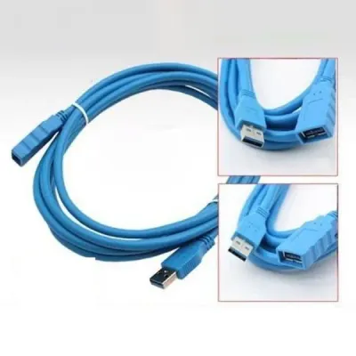 coms USB 3.0 케이블 청색 연장형 3M