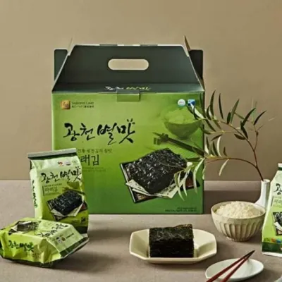 광천김 선물세트 별맛파래김(식탁용김12봉) 간편식 재래식탁김 명절 추석 김선물세트 선물용김 답례품