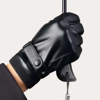 남성 기모 겨울장갑 보온장갑 손가락장갑