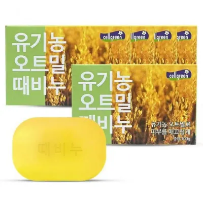 동서 유기농 오트밀 때비누 100g 5개