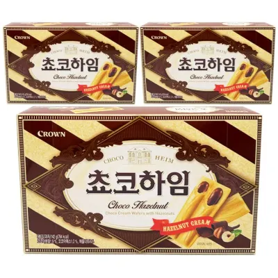 크라운제과 초코하임 142g 3개