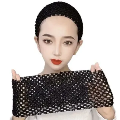 망헤어밴드 잔머리고정 머리망 여자헤어밴드 머리띠