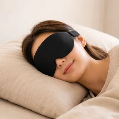 3D 입체 암막 수면안대 눈눌림 적은 길이조절 여행용