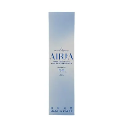 [산소캔] 휴대용 산소캔 에어리아 마스크 일체형 655ml AIRIA /99% PURE OXYGEN [10EA] [개당 4100원]