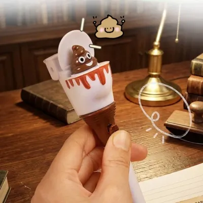 특이한 변기 똥 볼펜 필기구 쓸데없는 쓸모없는 재미있는 웃긴 신박한 선물 굿즈 킹받는 귀여운 소품