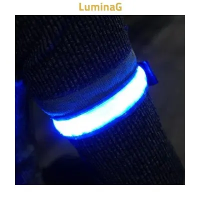LED 암밴드 라이트 블루 자전거 야간 안전등용