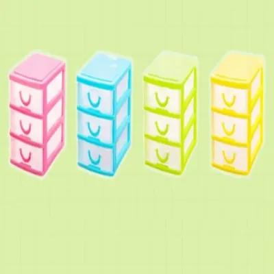 3단 미니 서랍장 책상서랍정리함 문구수납함 화장대미니서랍장