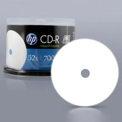 HP Media CD-R Printable 52x 700MB (50p 케익 케이스)