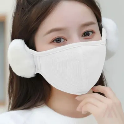 남여공용 귀마개 마스크 3D입체디자인 털귀마개 방한용품