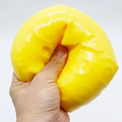 치즈중형 말랑이 촉감놀이 주물럭 완구 음식모형