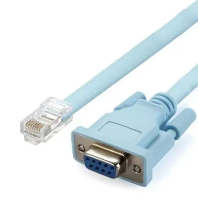 rj45db9 콘솔 케이블 rs232 콘솔 케이블 시리얼 산업용 내구성 고품질 플랫 직렬 네트워크 라우터 컴퓨터
