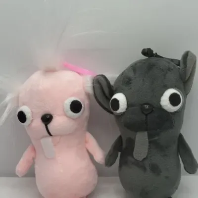 치와와 인형 커플 키링 가방고리 백참 열쇠고리 강아지 캐릭터 장식 소품