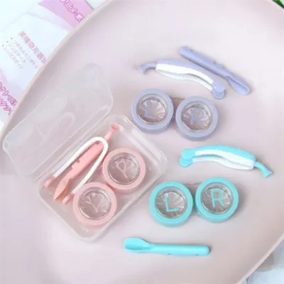 콘택트 렌즈 집게 콘택트 렌즈 흡착봉 소프트 하드 원데이 빼는 세척기 관리 위생 건강