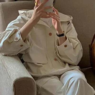 여성 후드 점퍼 스트링 바람막이 숏 자켓 간절기 데일리 아우터
