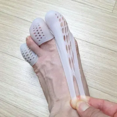 실리콘 발가락보호골무 소형 발가락싸개 통증완화